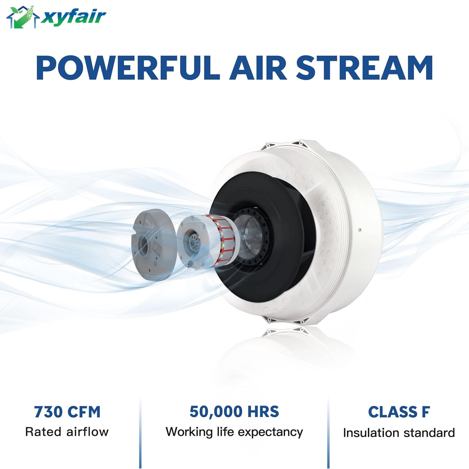 xyfair XYF Air PF-200 | Inline Duct Fan 8